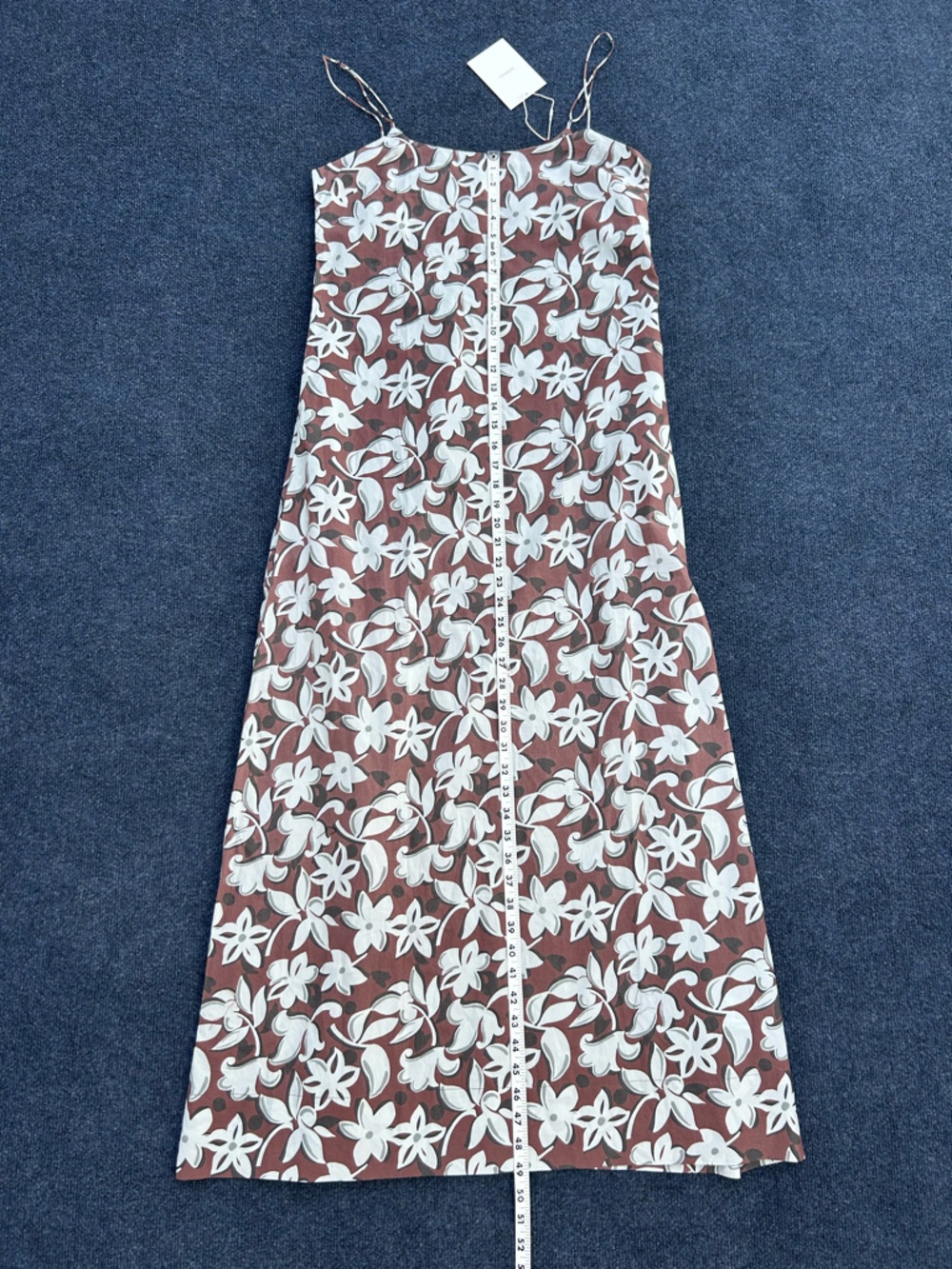 NWT Faithfull Alskar Floral Cotton Maxi Dress in Plumeria. - Picture 10 of 16